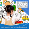 Selbstklebende Maltapete für Kinder – Kreatives Spielen direkt an der Wand!